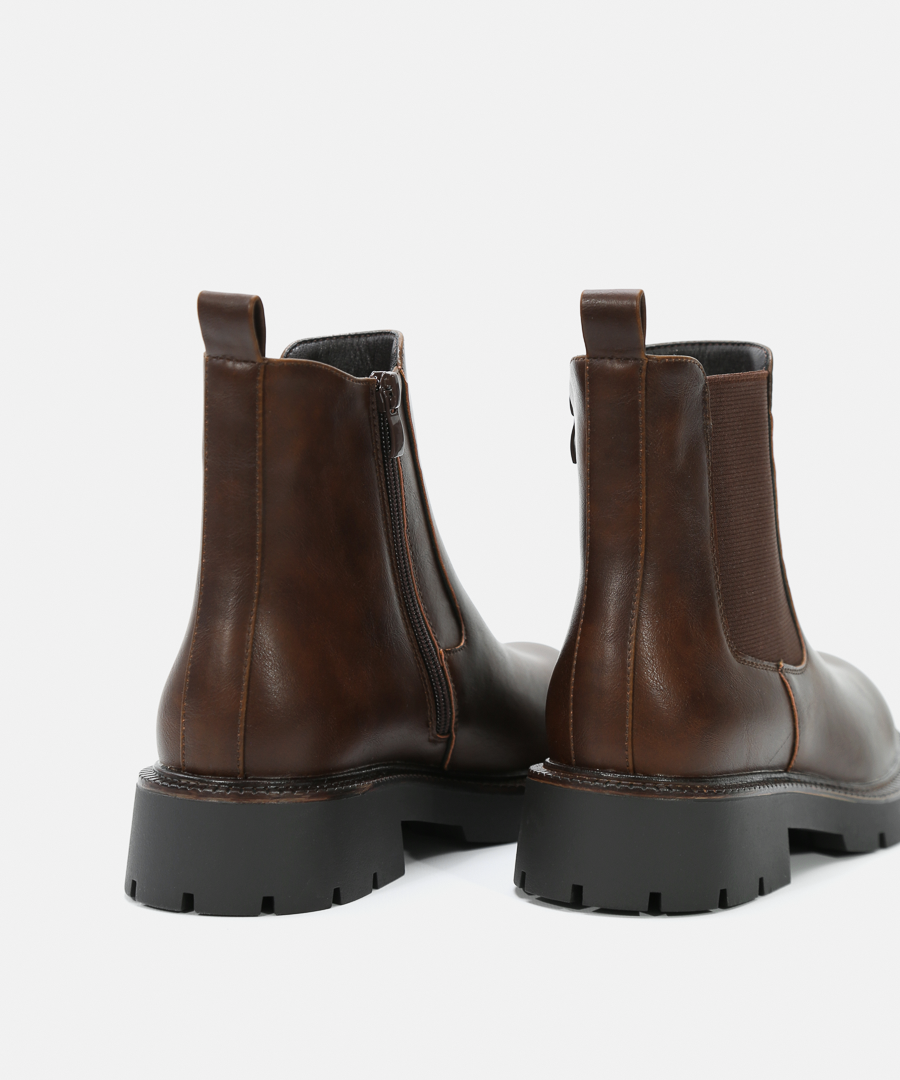 Botines planos chelsea image number null